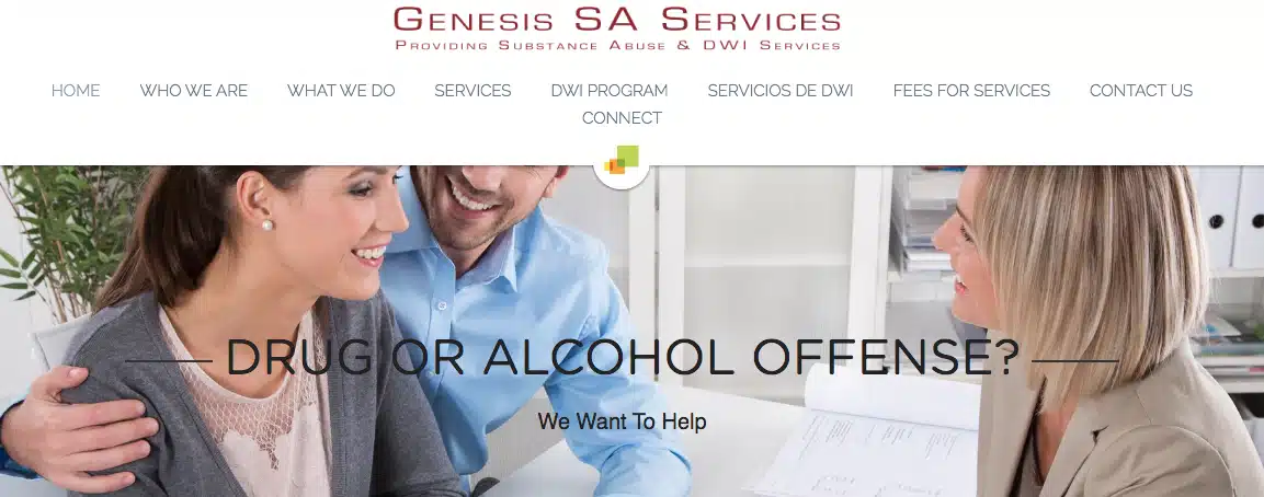 Genesis SA/DWI/MH Services - Hero Image