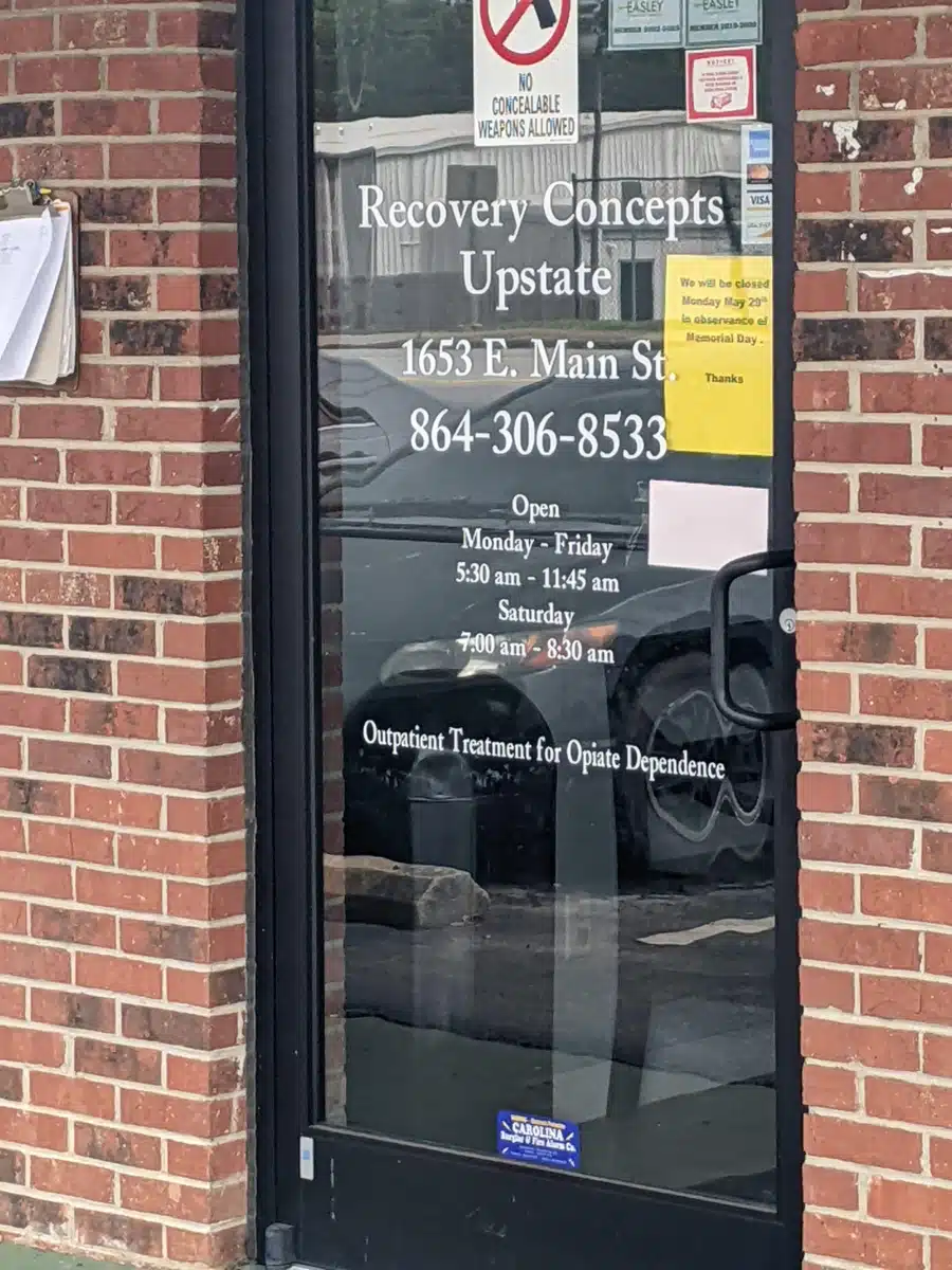 Recovery Concepts of Carolina Upstate - Hero Image